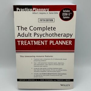 The Complete Adult Psychotherapy Treatment Planner 5th Ed DSM-5 Jongsma Wiley
